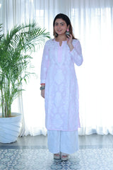 Sana Baby Pink Linen Slub Cotton