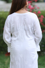 Eliza White Modal Satin Co-Ord Set