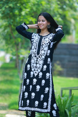 Mehroon Black White Modal Co-Ord Set