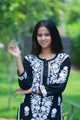 Mehroon Black White Modal Co-Ord Set
