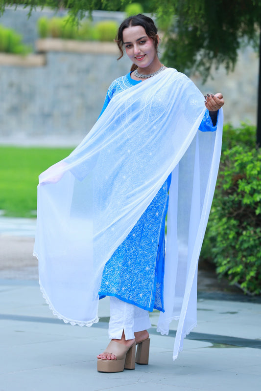 Plain Chiffon Dupatta