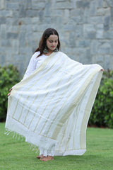 Dyeable Chanderi Dupatta