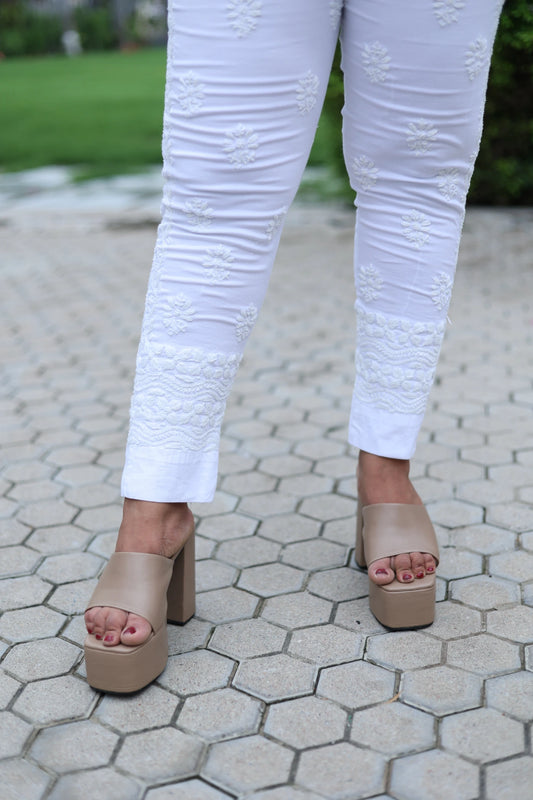 Cotton Pants With Pockets B5